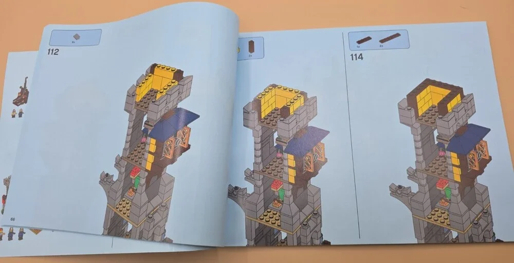 LEGO Creator 3 in 1 Medieval Castle 31120 Manuals Only No Bricks